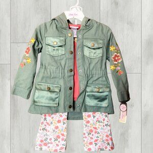 Little Lass 3 Piece Hooded Jacket with matching Top and Pants - 4